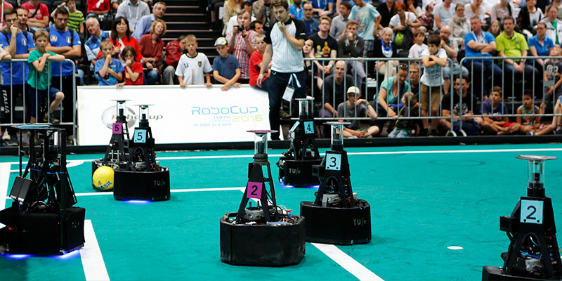 Robocup - Ligue Soccer 1 - MSL : Middle Size League - Équipe de Robots Autonomes