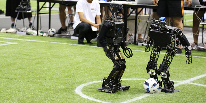 Robocup - Ligue Soccer 4 - Humanoid League - Équipe de Robots Autonomes